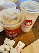Frosty-ccino and Coca-Cola