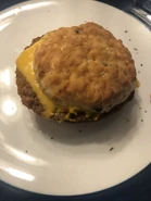 Sausage Cheddar Biscuit