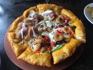 Mrpizza1.jpg (232 KB) 1/2 Potato Gold / 1/2 Shrimp Gold Pizza