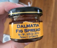 "The tiny fig jam brought by @janebecker"