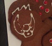 Wolverine Gingerbread Cookie