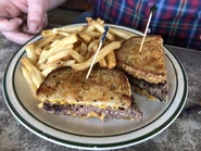 Norms Original Patty Melt and French Fries