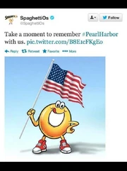 Spaghetti-Os remember Pearl Harbor