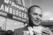 Ray Kroc at a McDonald's