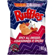 Ruffles Spicy All Dressed Potato Chips