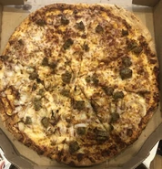Sausage and 1/2 Onion Pizza