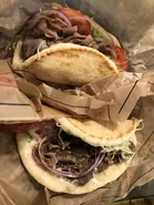 Greekbatsgyro1.jpeg (26 KB) Traditional Greek Gyro, Roast Beef Gyro