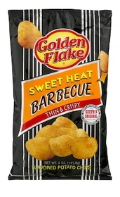 Golden Flake Sweet Heat Barbecue potato chips