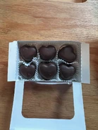 Dark Peanut Butter Hearts