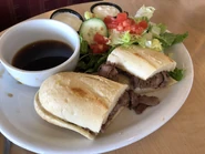 French Dip and House Salad