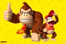 Donkey Kong and Diddy Kong
