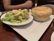 Marie's Famous Heartland Chicken Pot Pie and House Salad