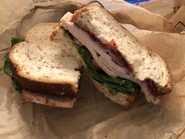 Deep Fried Turkey Gobbler Sandwich