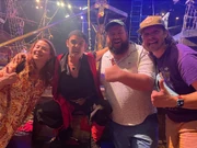 Evil No Handerson, a pirate, The Spoondog, and The Dread Podcaster