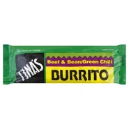Tina's Beef & Bean/Green Chili Burrito