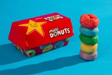 Froot Loops Mini Donuts