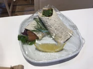Marinated Salmon Wrap