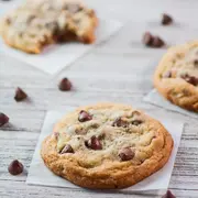 warm chocolate chip cookie