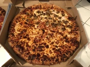 Domino's 1/2 Cheese, 1/2 Sausage