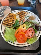 Chicken Pomodori Panini, Side Salad