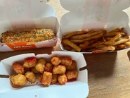 Elote, Kimchi Seasoning Fries, Dirty Fries