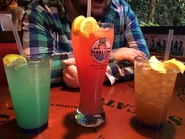 Blue Hawaiian, Lt. Dan's Pomegranate Punch, Tennessee Iced Tea