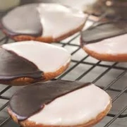 black and white cookie