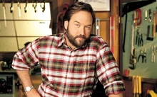Richard Karn before he drowns in a river