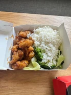 Orange Chicken Panda Cub Meal
