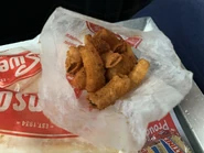 Onion Rings (broken, add Cajun spices)