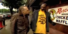 Larry King and Snoop Dogg at Roscoe's