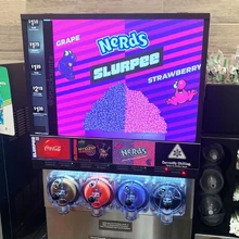 Grape/Strawberry Nerds Slurpee