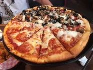 1/2 Shakey's Special, 1/2 Pepperoni Pizza