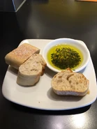 bread and olive oil
