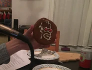 Homer Simpson Gingerbread Cookie