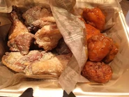 Wingstop Garlic Parmesan Classic Wings and Mango Habanero Boneless Wings