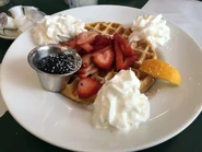 Strawberry Belgian Waffle