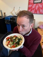 Neil and Shitake Chile Tofu Poke Bowl