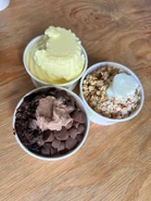 Grant's Summer Melon Crush, Chocolate Hazelnut, and Original