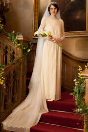 Downton abbey lady mary wedding dress