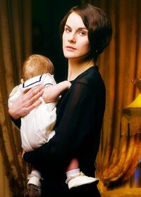 Lady Mary holding son, George.