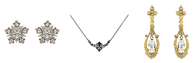 Sample of jewelry from Downton Abbey Collection