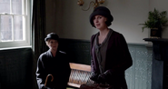Edith leaving, saying that it is a mistake