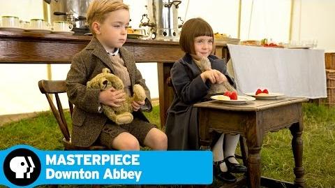 MASTERPIECE Downton Abbey 5 Children on the Set PBS