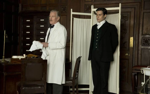 Thomas with Dr Clarkson due to the medication that was making him ill.