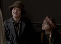 Mrs. Pegg and daughter Greta