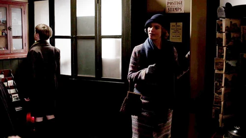 The interior of the post office in Feb, 1922.