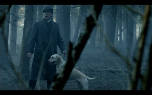 Thomas taking Isis into the woods