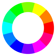 Standard (RGB) color wheel