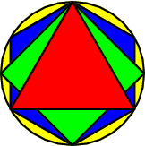 Dozenal logo, colored